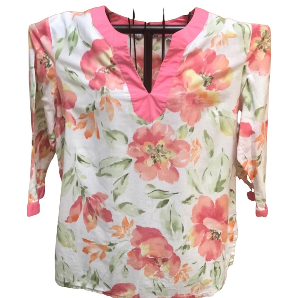 Larry Levine Cotton Blouse